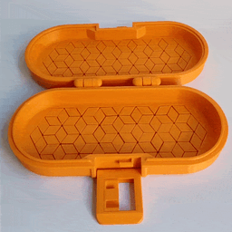 flexible pencil case V2 3d model