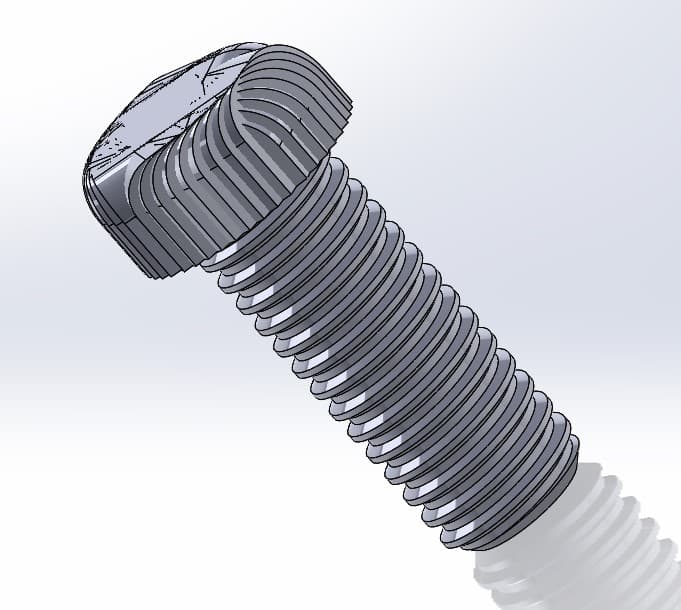 binocular bolt.STL 3d model