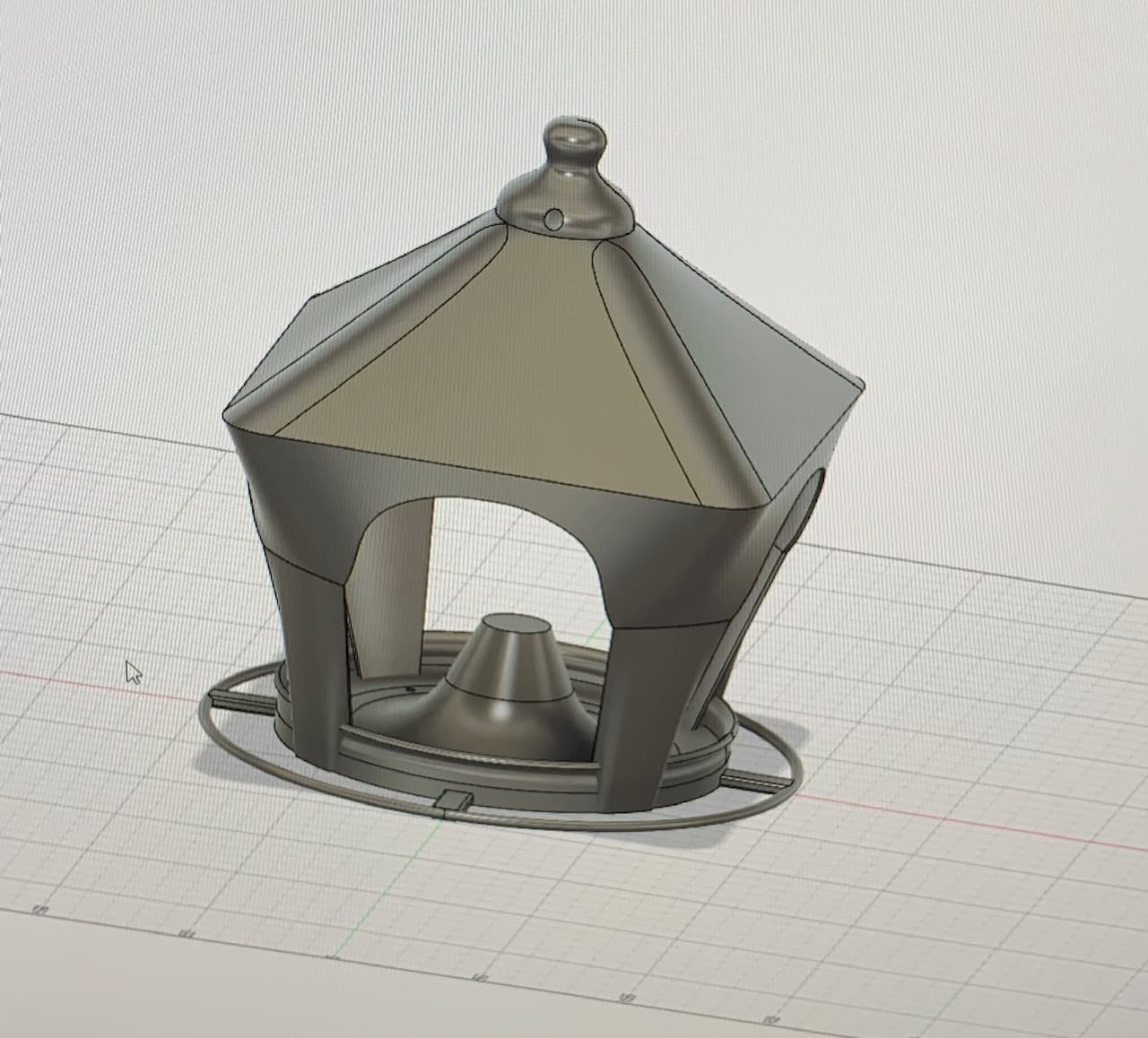 Simple Bird Feeder 3d model