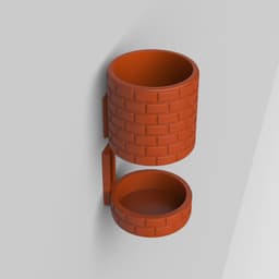 Wall Mounted Planter, Decorative Pot, Decoration for Home & Living Room, Cool Surprise 3d model