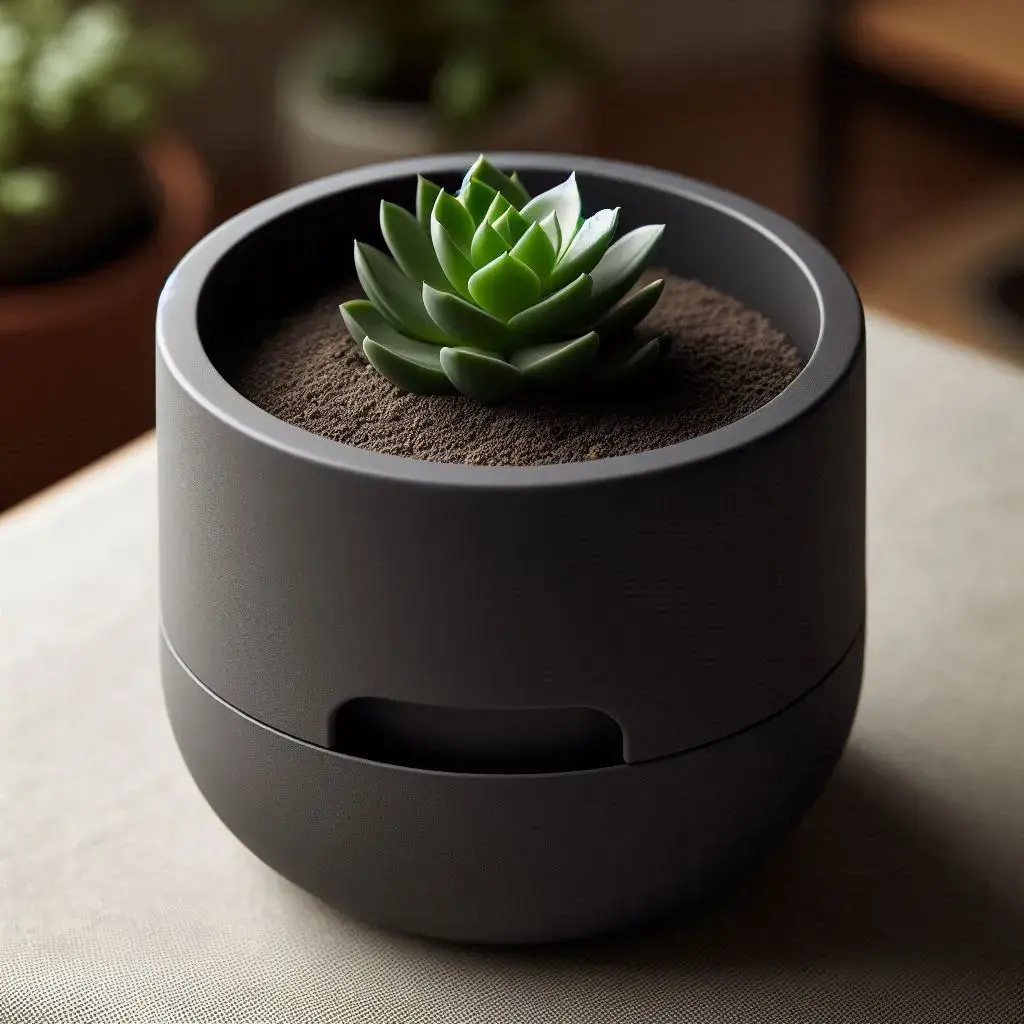 Self Watering Designed Succulent Planter 3d model