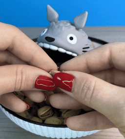Totoro Snack Bowl, for popcorn, peanuts and pistachios! 3d model