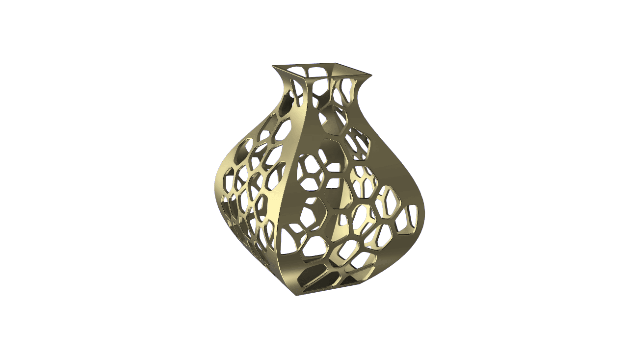 Veronoi Vase  3d model