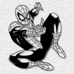 spiderman wall art spidey home decor 3d model