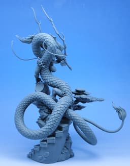 Shenlong - Dragon of Earth with Scenic Base (Pre-Supported) 3d model