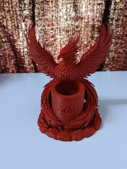 Phoenix pen holder 3d model
