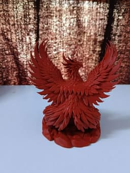 Phoenix pen holder 3d model