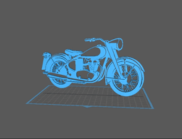 AJS - Model 18 Wall Art 3d model