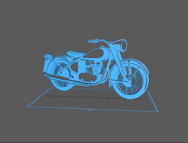 AJS - Model 18 Wall Art 3d model