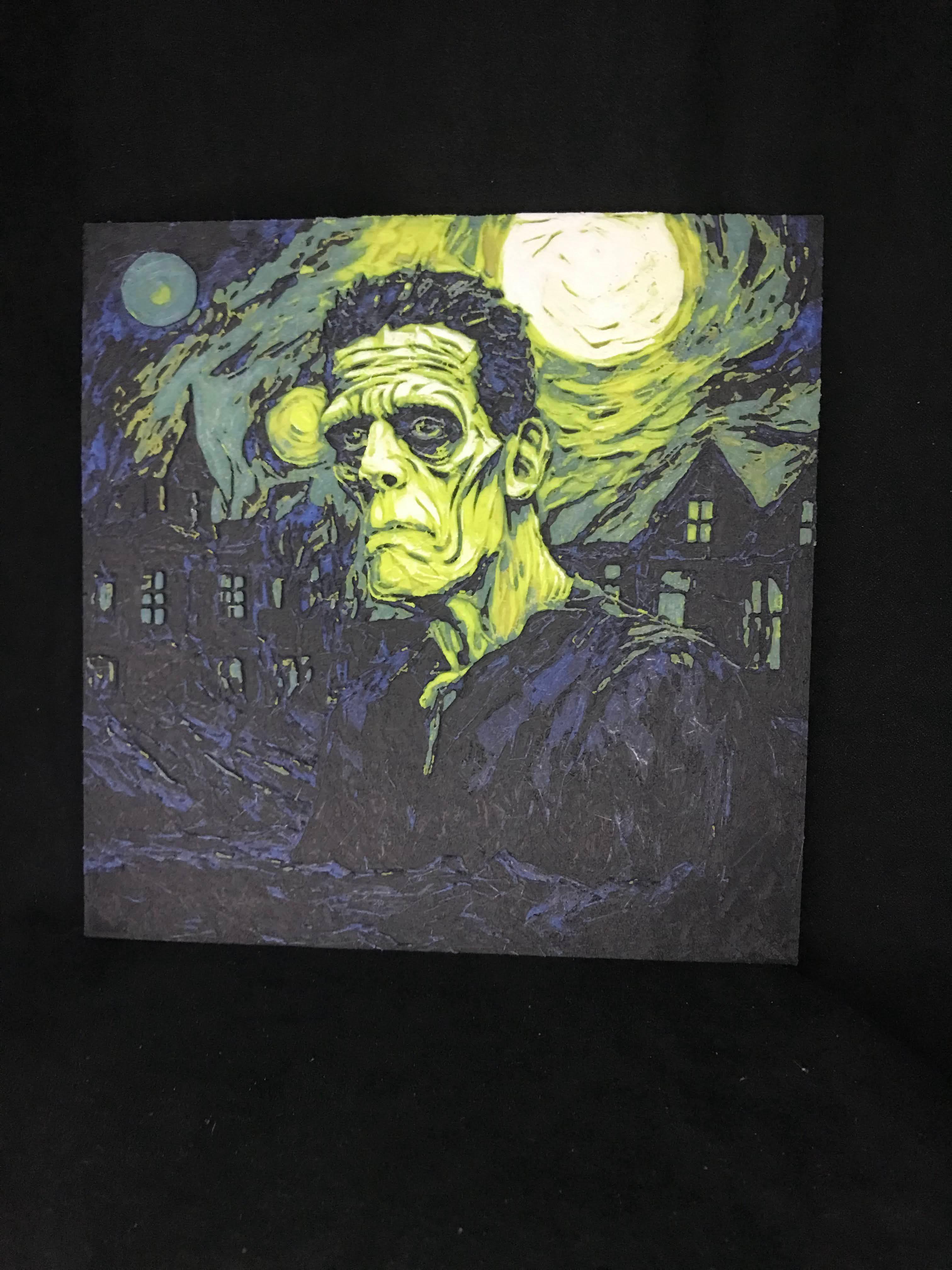Frankenstein's Starry Nights 3d model