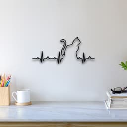 Cat Wall Art 3d model