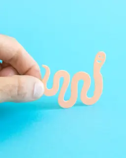 Bookworm // Bookmark, Paperclip 3d model