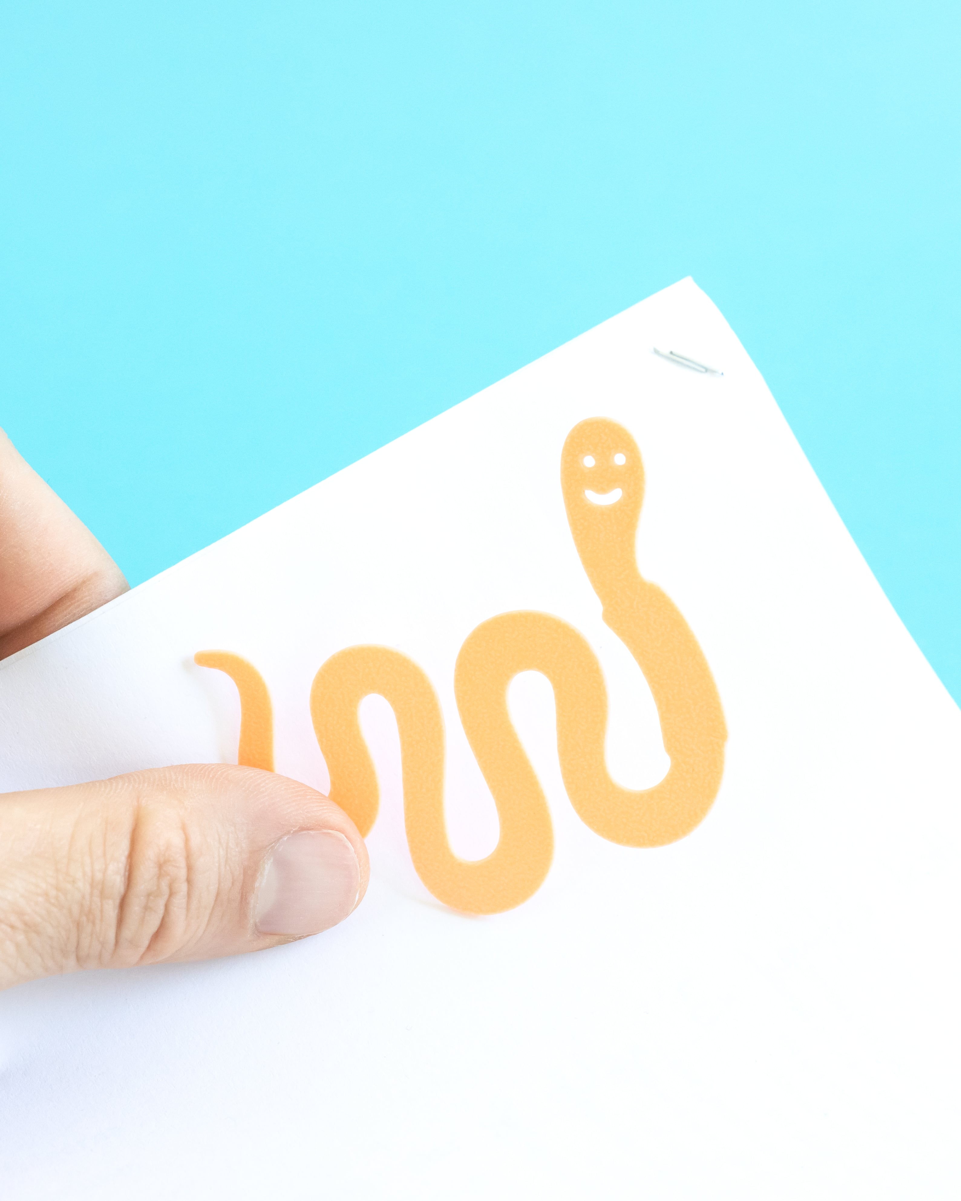 Bookworm // Bookmark, Paperclip 3d model