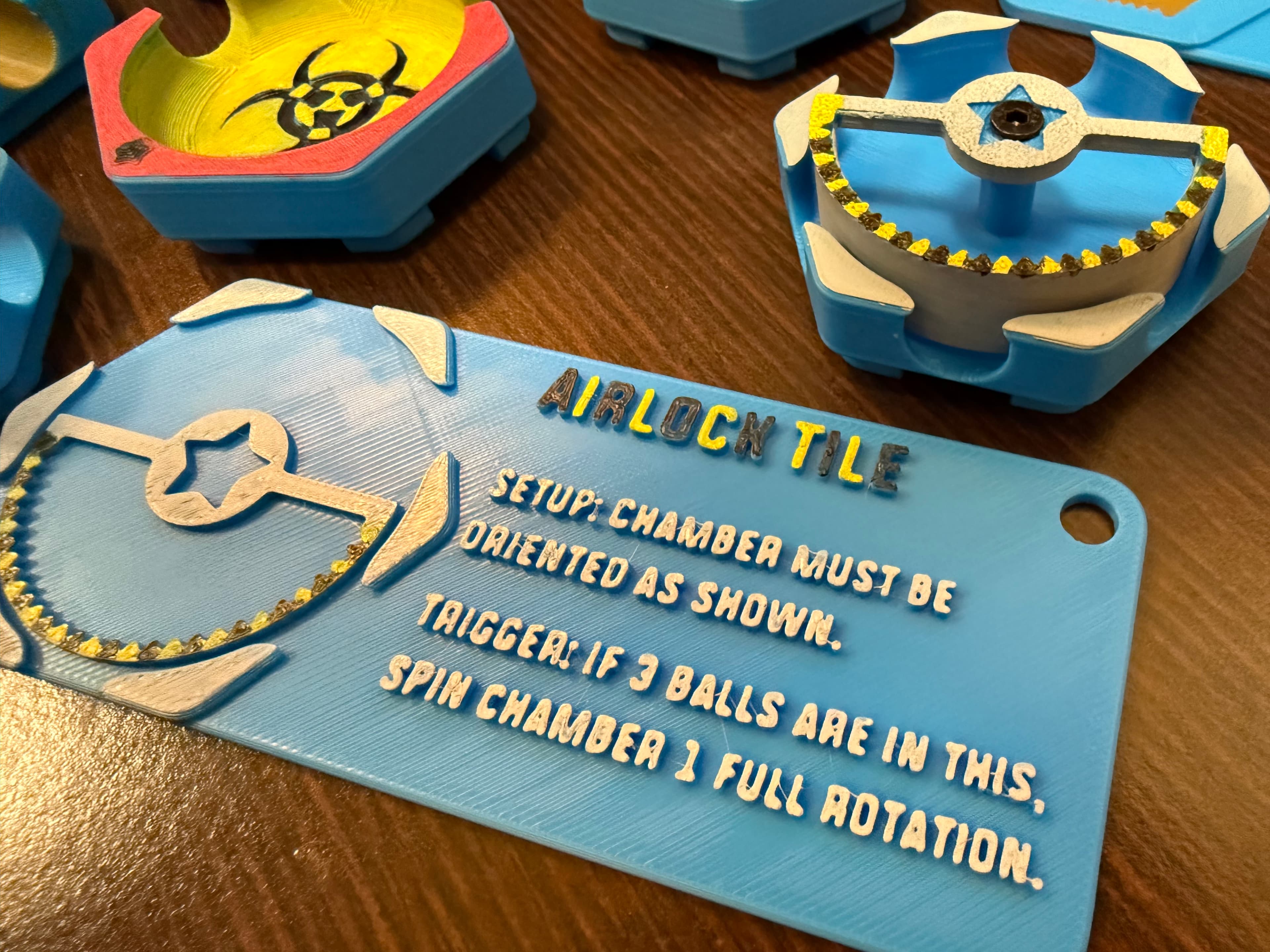 Tiles with moving parts are particularly fun to print and get to work! Once I got the tightness of the screw dialed in just right, it spins wonderfully! Thanks for the share!
