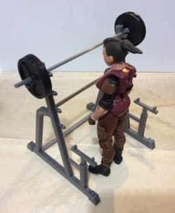 Squat Rack (1:18 scale) 3d model