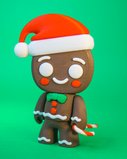 Gingercrumb - Festive, Articulated Gingerbread! 3d model