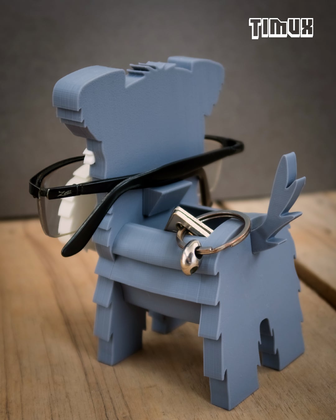 SCHNAUZER GLASSES HOLDER 3d model