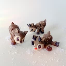 Deer Flexi and Sleigh 3d model