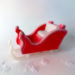 Deer Flexi and Sleigh 3d model