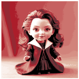 Chibi Art - Little one Photo of the Scarlet Witch from Marvel Comics 3d model