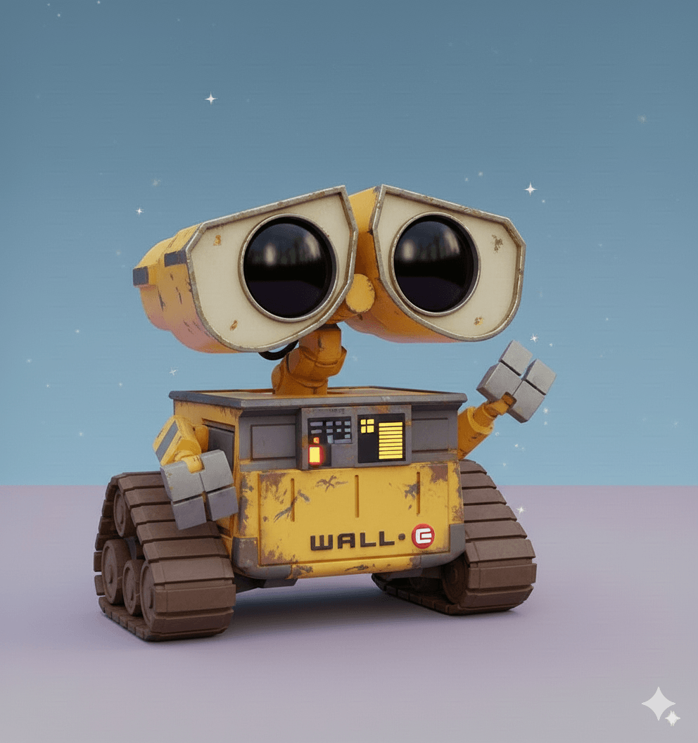 WALL·E KAWAII CHIBI – COLLECTIBLE 3D ROBOT (STL FILE) 3d model
