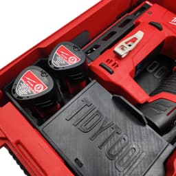 M12 Crown Stapler Organizer for Milwaukee Compact Packout (Version 2) 3d model