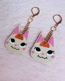 Merry fanart earrings - Animal Crossing 3d model
