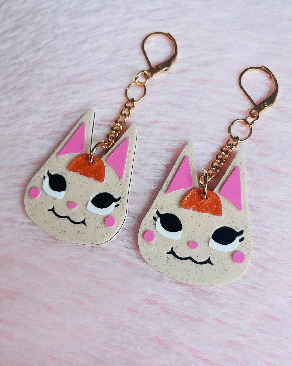 Merry fanart earrings - Animal Crossing 3d model