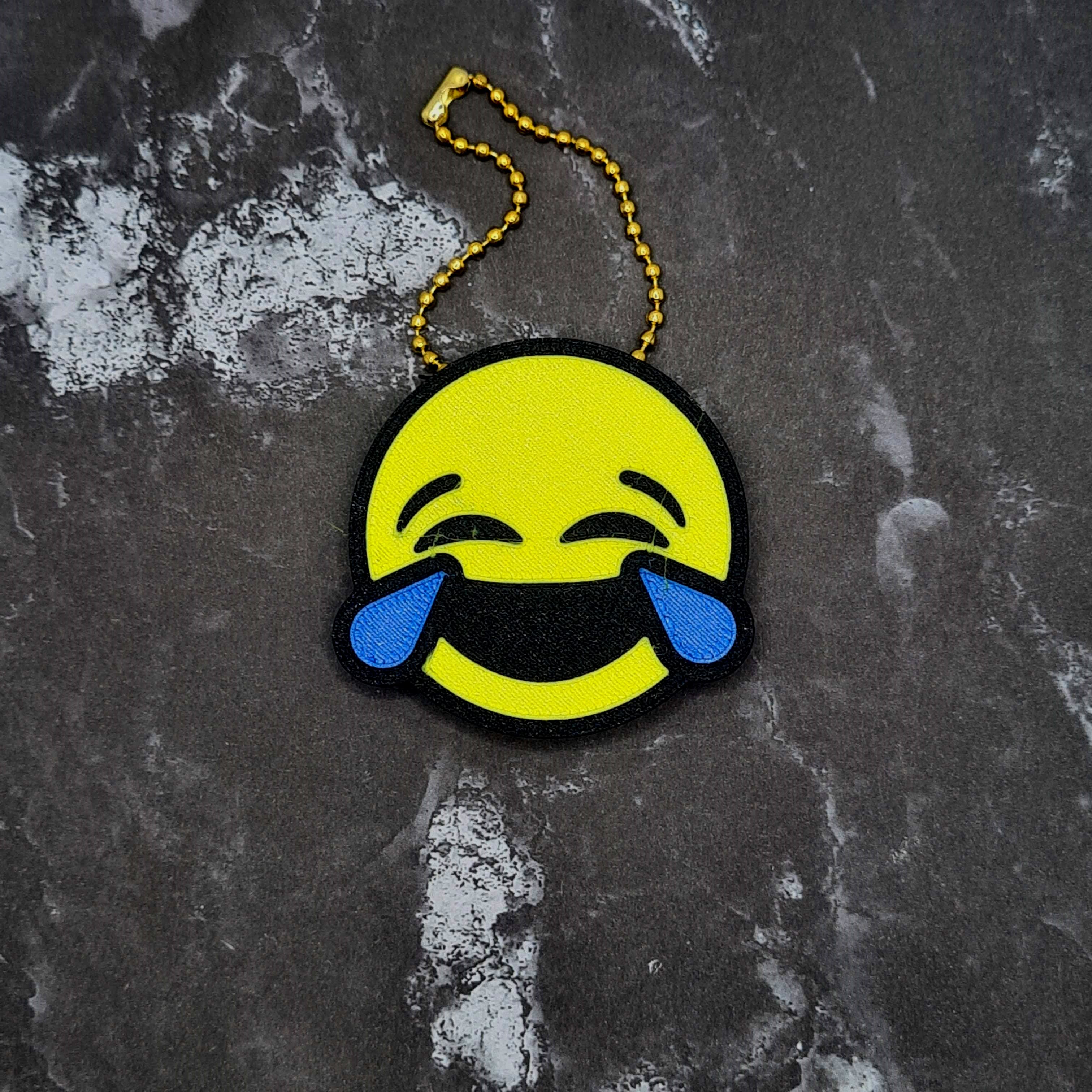 Cry Laugh Face Keychain 3d model