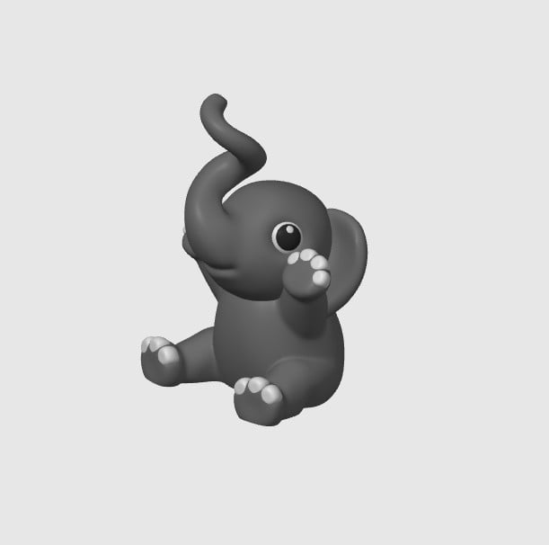 Elephant for You 3d model