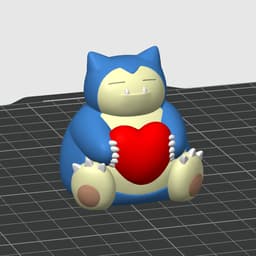 Valentine Snorlax 3d model