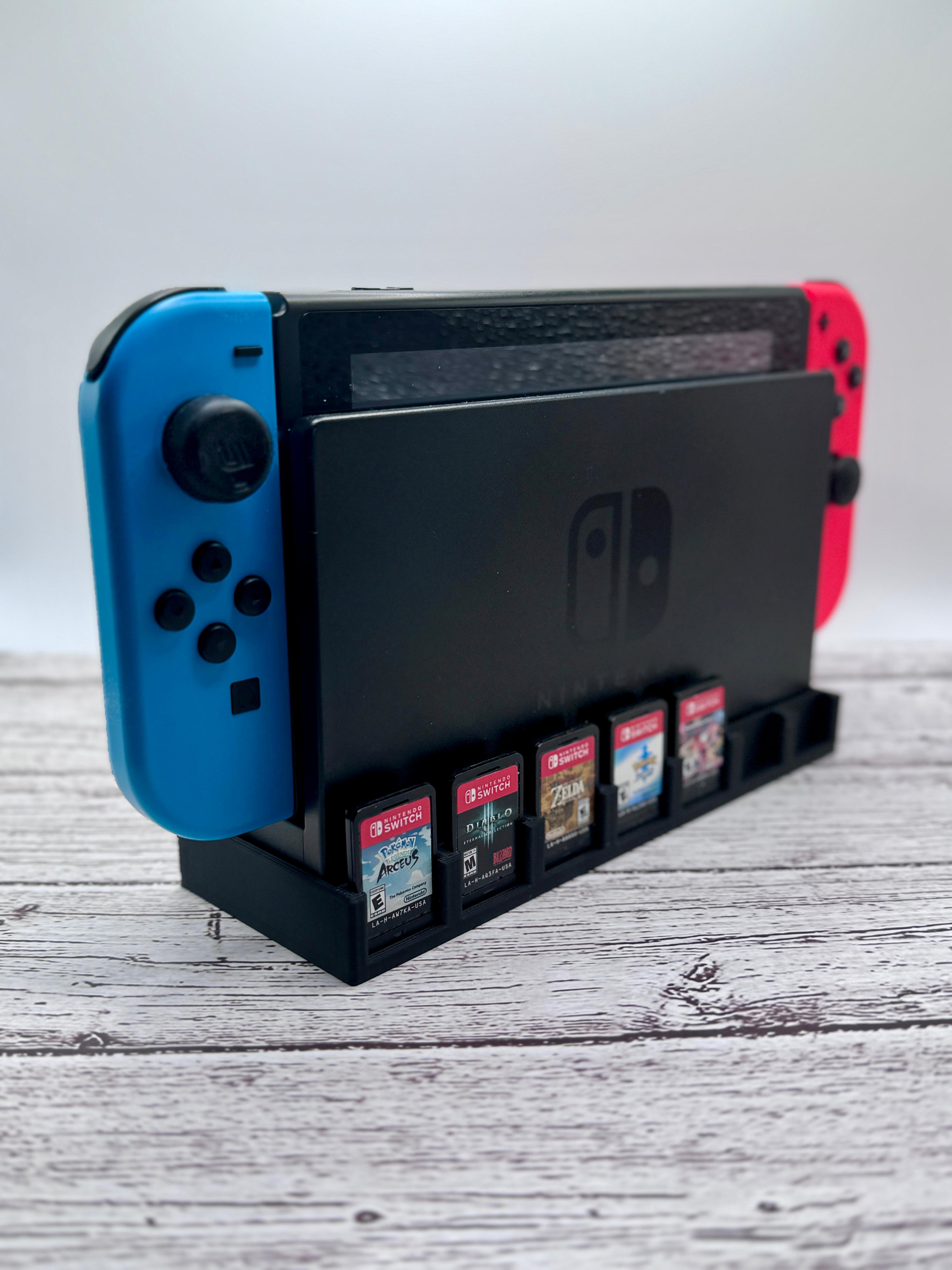 Basic Switch Stand and Game Holder 3d model