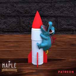 Missile Totodile 3d model
