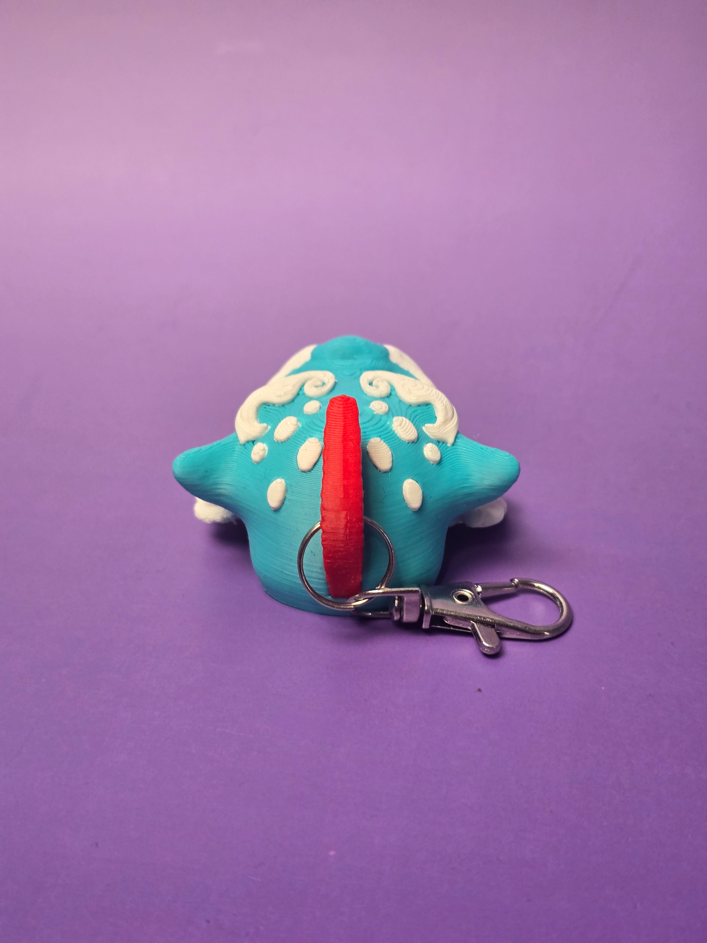Fu Dog with Mohawk Keychain 3d model
