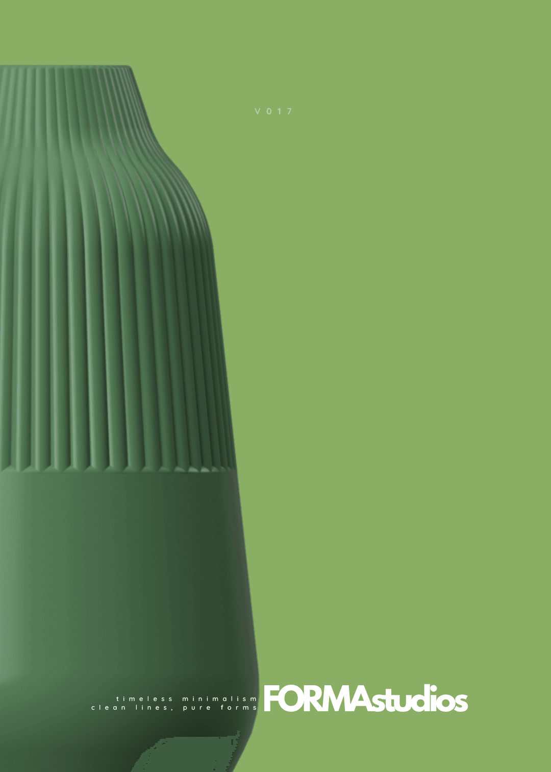 Vase - FORMAstudios V017 3d model