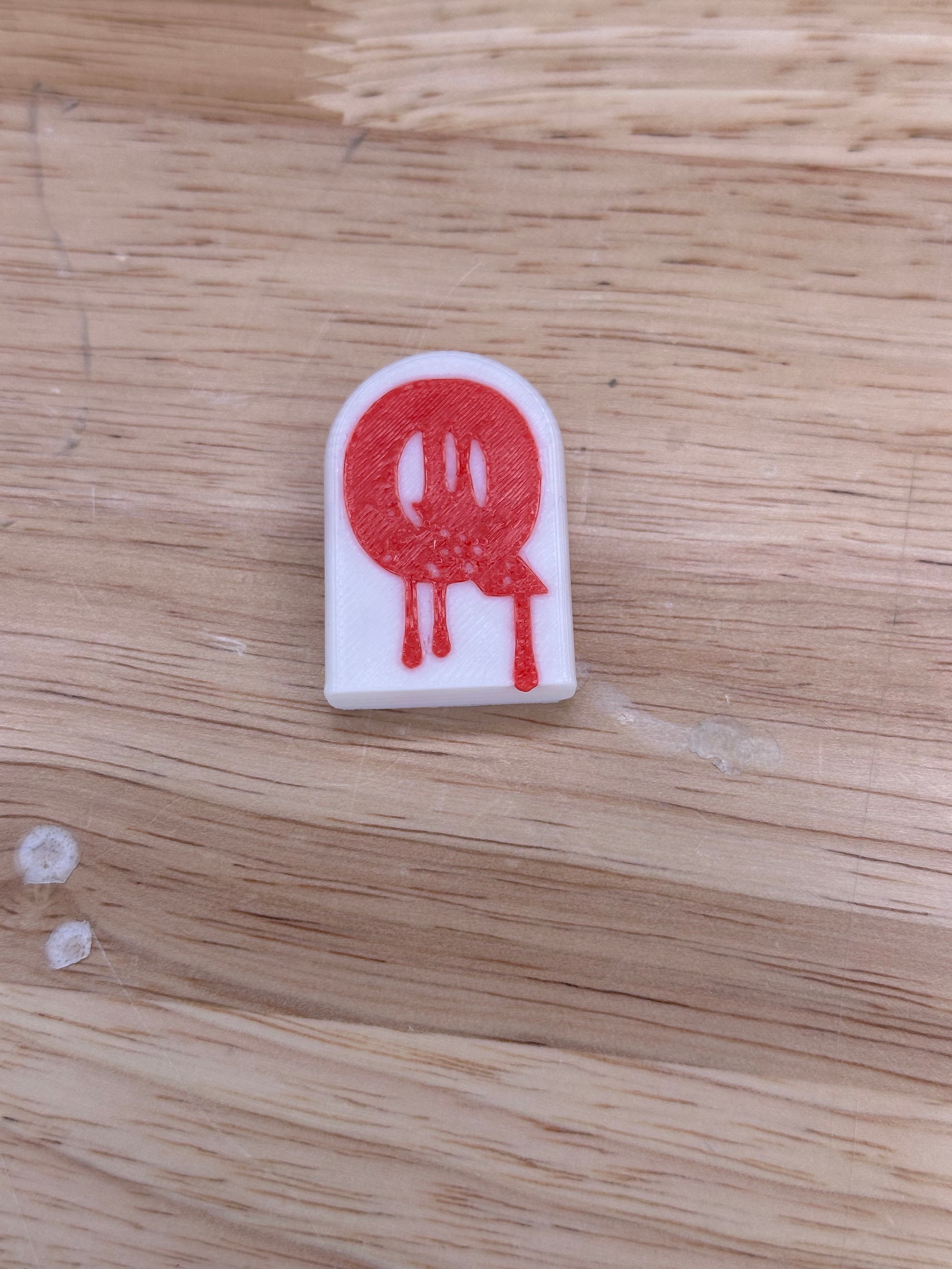Ghoulishly Great: Multi-Color Halloween Headstone Fridge Magnets Q 3d model