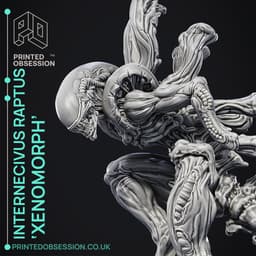 Aliens - Xenomorph Standing - Fan Art 3d model