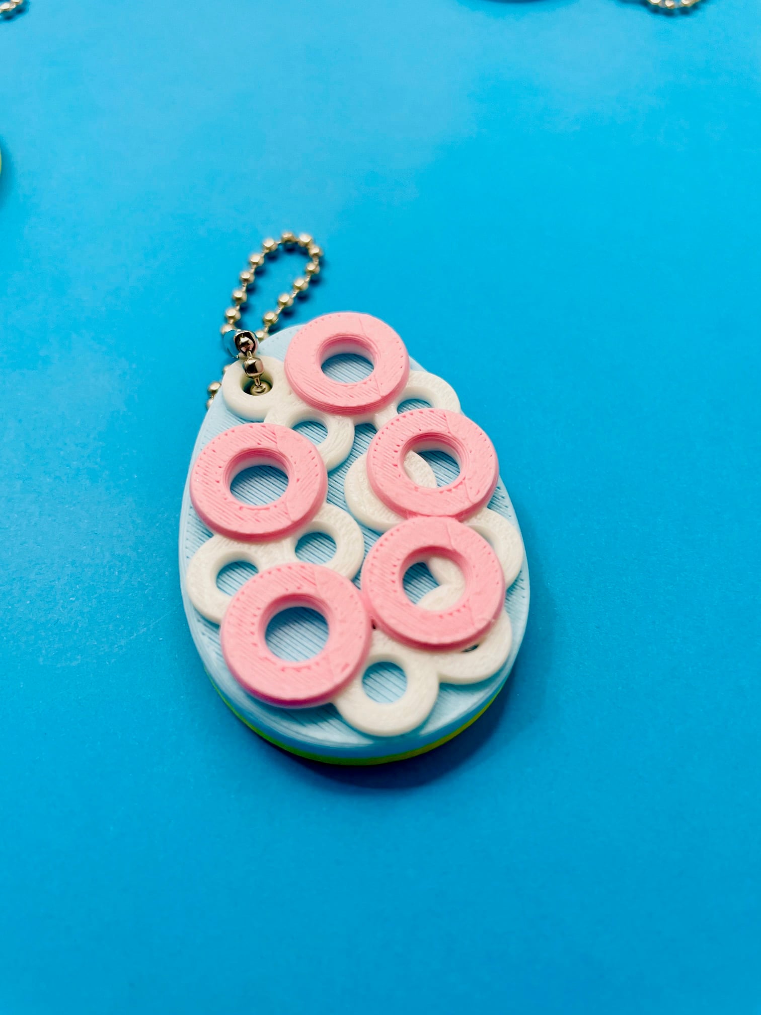 Easter Egg 8 Key Chain Assortment 3d model
