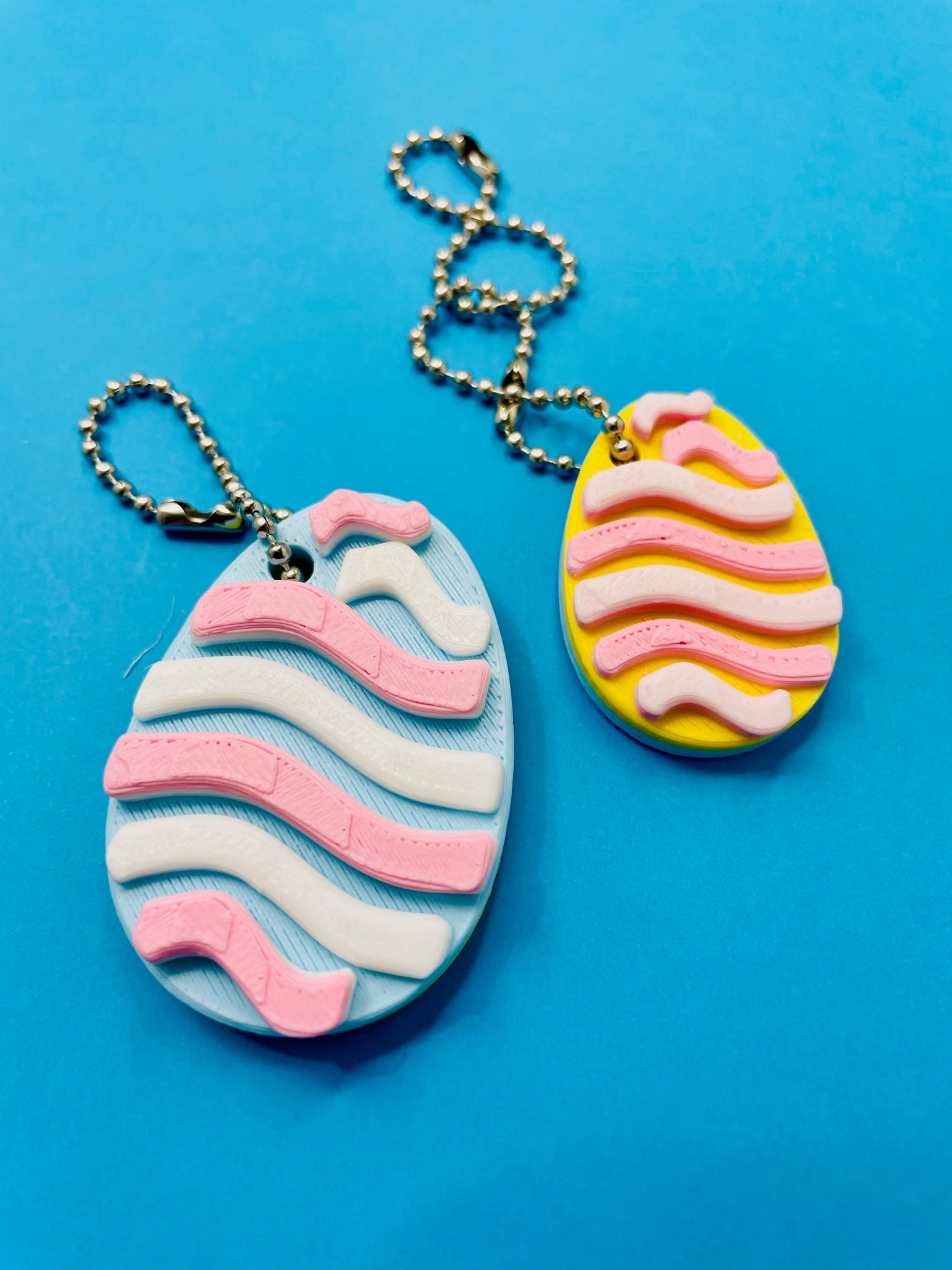 Easter Egg 8 Key Chain Assortment 3d model