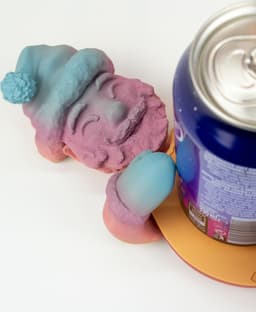 Santa Mug Hugger: Self-Adjusting Coaster 3d model