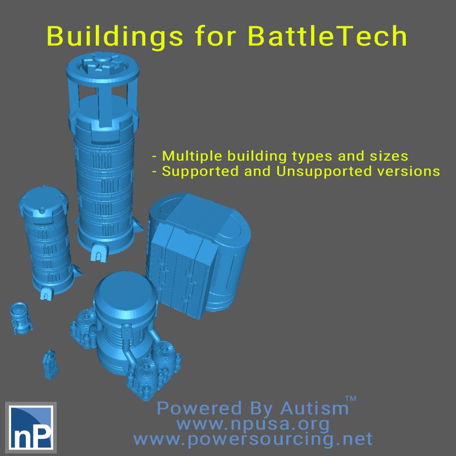 BattleTech Building Collection 01 3d model
