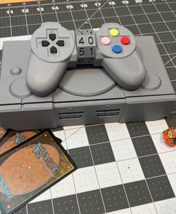 PS1 Base Deck Box and Controller Life Counter 3d model