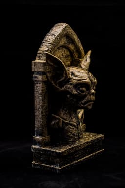 Bat Wall ~ Gothic Wall Plaque (Pre Supported) 3d model