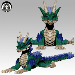 Knox Dragon - Articulated Dragon 3d model