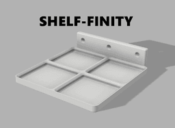 Gridfinity 2x2 Wallmount Baseplate 3d model