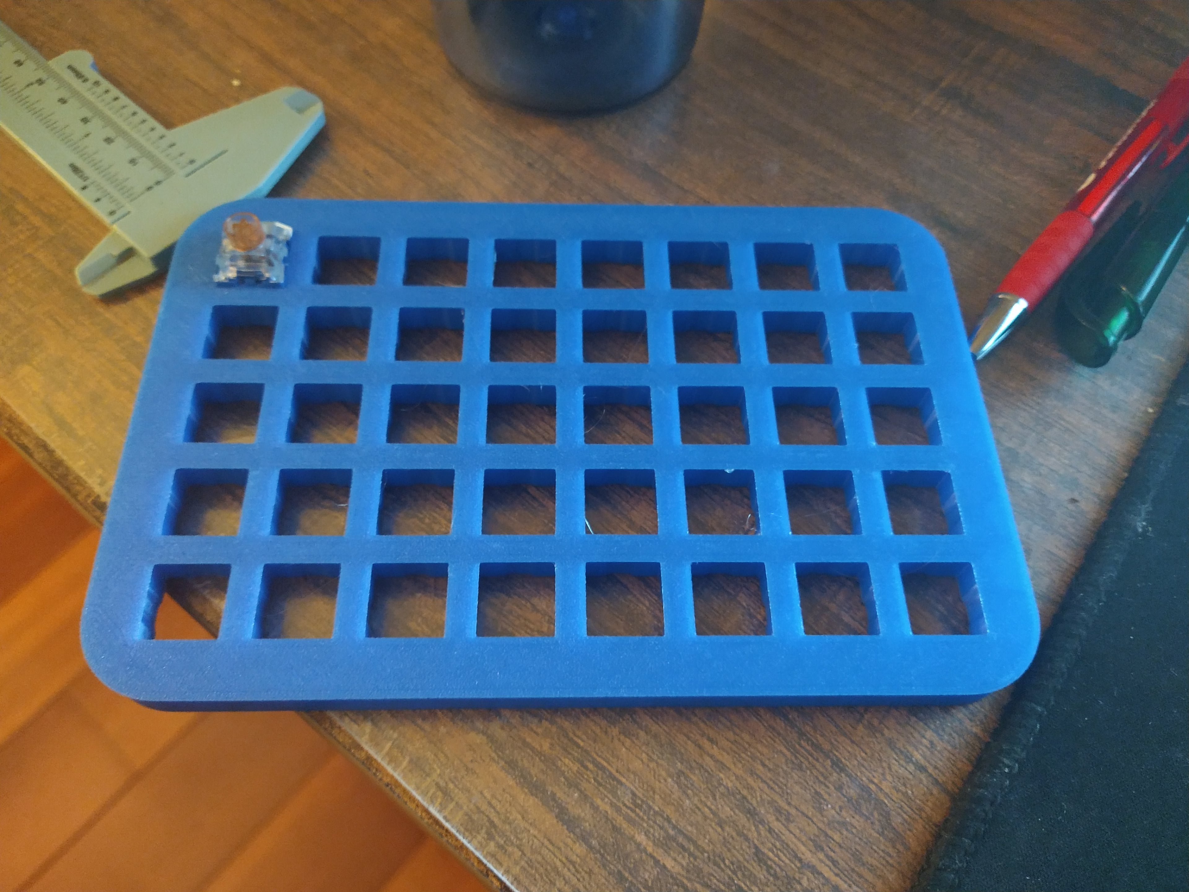 Keyboard switch Tester/Sampler 8x5 3d model
