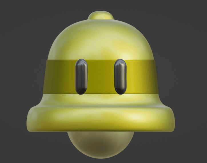 Cat Mario Bell 3d model