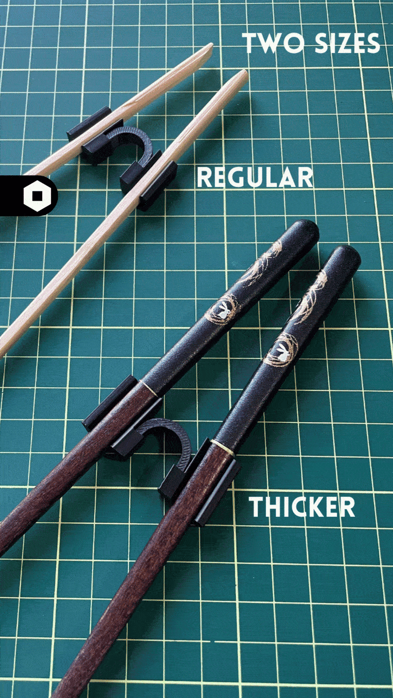 Chopsticks Adapters 3d model