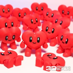 Flexy Heart Toy 3d model