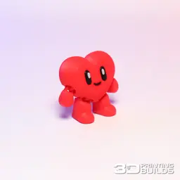 Flexy Heart Toy 3d model